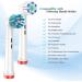 YEOSLL Replacement Brush Heads for Oral B Electric Toothbrush - Pack of 8, Compatible with Precision Clean, Cross Action, Pro 1000, Sensitive - Oral B Braun Replacement Heads - Buy Online on GoSupps.com