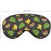 Watermelon Banana and Palm Sleep Mask: Adjustable Eye Cover for Sleeping, Blocking Light - Men's and Women's Night Travel Nap Companion - Buy Online on GoSupps.com