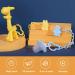 Zeayebsr Dummy Clips - 6 Pieces Lightweight Pacifier Anti-Drop Chain for Newborn Girls and Boys - Buy Online on GoSupps.com