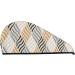 Geometric Microfiber Hair Towel - Super Absorbent Wrap for Long Curly & Thick Hair | Soft Coral Velvet Quick Dry Cap for Women - Buy Online on GoSupps.com