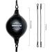 NDNRTA Double End Bag - Upgraded Classic Style | Leather Boxing Ball from US | Boxing Equipment for Floor to Ceiling | Black - Buy Online on GoSupps.com
