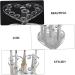 Hemoton 4 Pcs Nail Art Heart Pen Holder Makeup Brush Nail Art Painting Pen Rack Lip Liner Organizer Make up 8.7X8.5X6.8cmx2pcs Assorted Colorx2pcs - Buy Online on GoSupps.com