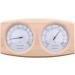 FUBESK 2-in-1 Wooden Sauna Thermometer & Hygrometer | Accurate Wall Thermometer for Sauna Rooms - Best Sauna Tools for Optimal Comfort - Buy Online on GoSupps.com
