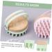 Tovinanna 3-in-1 Silicone Shampoo Brush & Scalp Massager - Ultimate Bathroom Scrubber & Massage Device for Scalp Care - Buy Online on GoSupps.com