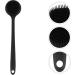 Shop Premium Back Scrubber & Bathing Brush | Multifunctional Body Brush with Black Handle for Massage & Peeling - Ideal for Showers - Buy Online on GoSupps.com