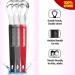 Buy Tongue Scraper Set - 3 Pieces for Fresh Breath | Double-Sided Cleaner for Adults & Kids with Non-Slip Handle | Includes Travel Case - Buy Online on GoSupps.com