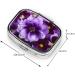Purple Flower 2 Compartment Pill Case | Cute Travel Pill Organizer & Purse Pill Box - Perfect Gifts - Buy Online on GoSupps.com