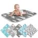 Breathable Baby Diaper Wrap & Pad - Washable Reusable Infants & Toddlers | 50x70 cm Cloud Gray - Buy Online on GoSupps.com