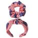 FOMIYES Independence Day Headband 4th of July Hair Scrunchie American Flag Headband Patriotic Hair Accessory for Women Girls