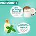  Zavonirae Coconut Oil Mouthwash for Teeth with Tongue Scraper Natural Mouth Care Bad Breath Control Alcohol Free Teeth Whitening Gum Health No - Buy Online on GoSupps.com