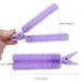 Hair Root Fluffy Clip 4 Pcs Non-Slip Cold Wave Curling Iron for Home Showers Salon DIY Styling Tools (Purple) - Buy Online on GoSupps.com