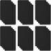 24 Pieces Nylon Repair Patches Self-Adhesive Nylon Patch Waterproof Repair Patches for Clothing Jacket Repair Holes Tearing (Black)