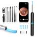 RSRNKXC Ear Wax Removal Kit Earwax Removal Tools with 1080P HD Camera and 6 LED Lights IP67 Waterproof Multi-Purpose 8 Pcs Ear Cleaning Kit Easy to Use Ear Cleaner with Camera for iOS and Android