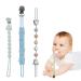 Divono 3 piece of pacifier chain silicone baby pacifier chain are soft and environmentally friendly stylish and elegant for girls and boys