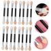 WOONEKY 30pcs Eye Shadow Stick Lipstick Applicator Sponge Eyeshadow Makeup Lip Gloss Make up Brush Aluminum - Buy Online on GoSupps.com