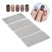 Nail Printing Stencils & Stamping Plates - Secure & Easy for Home Beauty Salon (01-04) | International Shipping - Buy Online on GoSupps.com