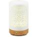 Earnest Living White Ceramic Essential Oil Diffuser - 100ml, Timers, Night Lights, Auto Off Function - Home & Office Aromatherapy Humidifier - Buy Online on GoSupps.com
