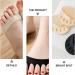 Healifty 2 Pair Invisible Adjustable Toe Socks for Women | Reusable Shoe Filler Toe Topper Liner for High Heels & Sandals - Buy Online on GoSupps.com