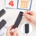 BENECREAT 50 Pack Black Kraft Paper Lipstick Box for Wedding Packaging - 3.5x1x1 Inch (Pack of 50) - Buy Online on GoSupps.com
