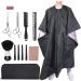 Qukaim Thinning Scissors Hairdressing Tool Set Professional Thinning Flat Scissors Salon Apron Cutting Comb Haircut Brush - Buy Online on GoSupps.com