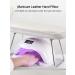 EBANKU Nail Arm Rest Hand Pillow Cushion with Bracket - White Leather Hand Rest for Nail Table - Washable Salon Arm Rest Tool - Buy Online on GoSupps.com