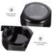Housoutil 8pcs Box Empty Eye Shadow Box Eyeshadow Travel Cosmetic Containers Makeup Empty Plate up Round 4.1x3.8cm Black - Buy Online on GoSupps.com