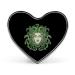 Medusa Greek Myth Creature Heart Brooches Fashion Lapel Pins Art Badge for Men Women Jewelry