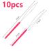 SAVITA 10pcs Hair Extension Loop Needle Threader Hook for Micro Links Hair Extensions - Magenta - Buy Online on GoSupps.com