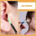 FRCOLOR Ear Spoon Replacement Accessories - 5pcs Silicone Ear Cleaner Tips for Ear Wax Removal | Reusable Light Green Covers & Sleeves - Buy Online on GoSupps.com