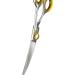 Sharf Gold Touch 7.5 Inch Curved Pet Grooming Shears | 440c Stainless Steel Japanese Scissors for Dogs - Buy Online on GoSupps.com