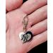 NY Yankees Baseball Heart Team Charm - 7/8 - Add to Pet Zipper Pull, Collar, Leash, Harness - Buy Online on GoSupps.com