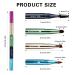 Simarro 4 in 1 Makeup Brush Set - Portable Travel Size Multicolor Makeup Brushes for Foundation Concealer Eyebrow and Eyeshadow - International Shipping Available - Buy Online on GoSupps.com