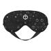 Black and White Universe Eye mask Soft Elastic and Adjustable Nighttime Comfort Sleeping mask Suitable for Both Men and Women