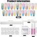 24 PCs Press On Nails Long Almond Rainbow Fake Nails Colorful Coffin Press On Nails Kit False Nails with Glue and Tools (CBJG-5 fix) - Buy Online on GoSupps.com