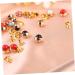 NUOBESTY 70pcs Rivets DIY Unhandled Color for Watchband Each Rivet Semicircular Seven Leatherware Alloy - Buy Online on GoSupps.com