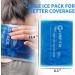 Extra Large Reusable Gel Ice Pack for Injuries - Hot & Cold Compress for Shoulder, Knee, Back, and Neck - Flexible Ice Pack for Pain Relief - 1 Pack, 8.3 x 12.4 - Buy Online on GoSupps.com