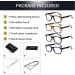 Blue Light Blocking Computer Reading Glasses 1.5 4-Pack - Men Women Spring Hinges Readers - Comfortable Mix Color - Reduce Eye Strain - Buy Online on GoSupps.com