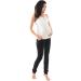 Purpless Maternity Over Bump Support Joggers - Comfortable Pregnancy Trousers (Black) - Buy Online on GoSupps.com