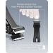 Ebewanli 17mm Wide Jaw Opening Toe Nail Clippers - Heavy Duty Straight Nail Clipper for Thick Toenails - Extra Large Toenail Clippers for Seniors and Men (Black) - Buy Online on GoSupps.com