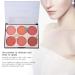 6 Colors Rouge Palette - Long-lasting Waterproof Blush for All Occasions | Multi-functional Face Make-Up | No Irritation Blush 1 Piece - Buy Online on GoSupps.com