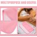 FRCOLOR 2pcs Reusable Castor Oil Compress Cloths - Soothing Absorbent Flannel for Abdomen & Joints - Relaxing Relief (Pink - Buy Online on GoSupps.com
