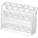 GRIRIW Fridge Egg Holder Egg Storage Box Mini Drawer Space Savers Organizers Plastic Household Egg Holder Egg Rack Dedicated