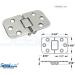 SeaLux Marine 316 Stainless Steel 180 Degree Flush Mount Hatch Hinge 2-3/4 x 1-5/8 for Boat RVs - Pair - Buy Online on GoSupps.com