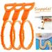 1pc Kitchen Sink Hair Cleaner with Hook Bathroom Drain Hair Catcher Sewer Plug Dredge Device - Buy Online on GoSupps.com