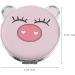 Minkissy Double-Sided Handheld Pig Compact Makeup Mirror for Women Girls - Travel and Bag Handbag Mirror - Creative and Stylish (Style 2) - Buy Online on GoSupps.com