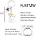 Ensianth Dog Keychain - Perfect Gifts for Dog Lovers Puppy Paw Print Keyring for Dog Owners Moms & Dads - Buy Online on GoSupps.com