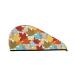 Fall Maple Leaves Microfiber Hair Towel Soft Super Absorbent Hair Towel Wrap for Women Coral Velvet Quick Dry Hair Cap for Long Curly and Thick Hair