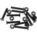 ZRM&E Rubber Skateboard Riser Pad Screws Kit - 29mm x 3mm Riser Pads with Mounting Screws and Nuts - Black - Buy Online on GoSupps.com