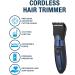 Carmen C81076 Signature Cordless Hair Trimmer with Adjustable Cutting Blade and 5 Cutting Lengths Silver Hair Clippers - Buy Online on GoSupps.com