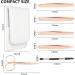 Precision Eyebrow Tweezers Set Pack of 6 - Rose Gold Tweezers Scissors Brush Kit for Women - Facial Hair Removal and Ingrown Hair - Includes Leather Case - Perfect Gift Item - Buy Online on GoSupps.com